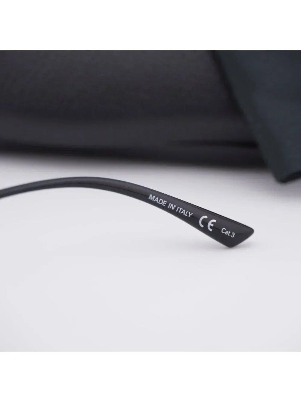 Balenciaga BB0093S 001 Geometric Sunglasses - Black / Grey with Logo
